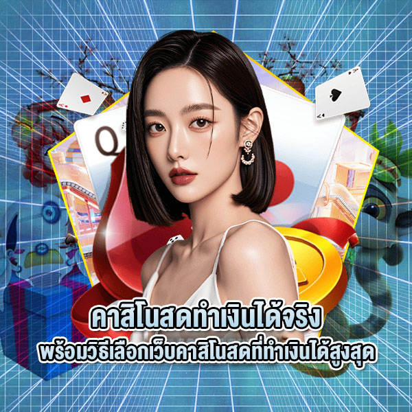 คาสิโนสดทำเงินได้จริง เริ่มต้นสู่การทำกำไรในคาสิโนออนไลน์
